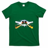 Knight Rider Retro Graphic Tee - Irish Green