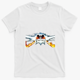 Knight Rider Retro Graphic Tee - White