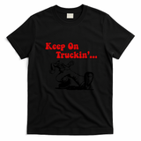 Keep On Truckin’ Long-Haul T-Shirt - Black