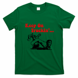 Keep On Truckin’ Long-Haul T-Shirt - Irish Green