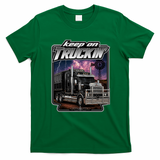 Keep On Truckin’ Vintage Road Tee - Irish Green