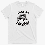 Keep On Truckin’ Road Life T-Shirt - White