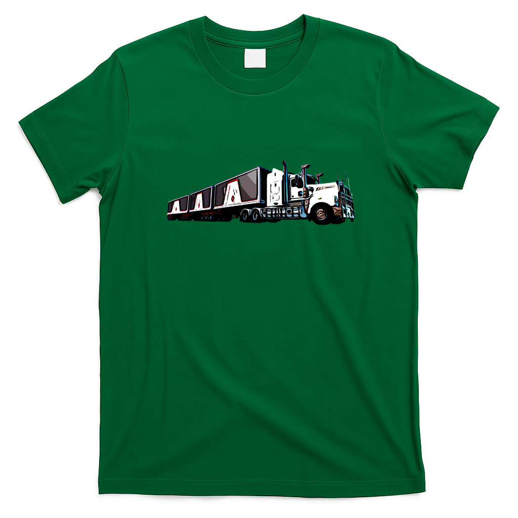Kenworth T908 Truck Graphic Tee - Irish Green