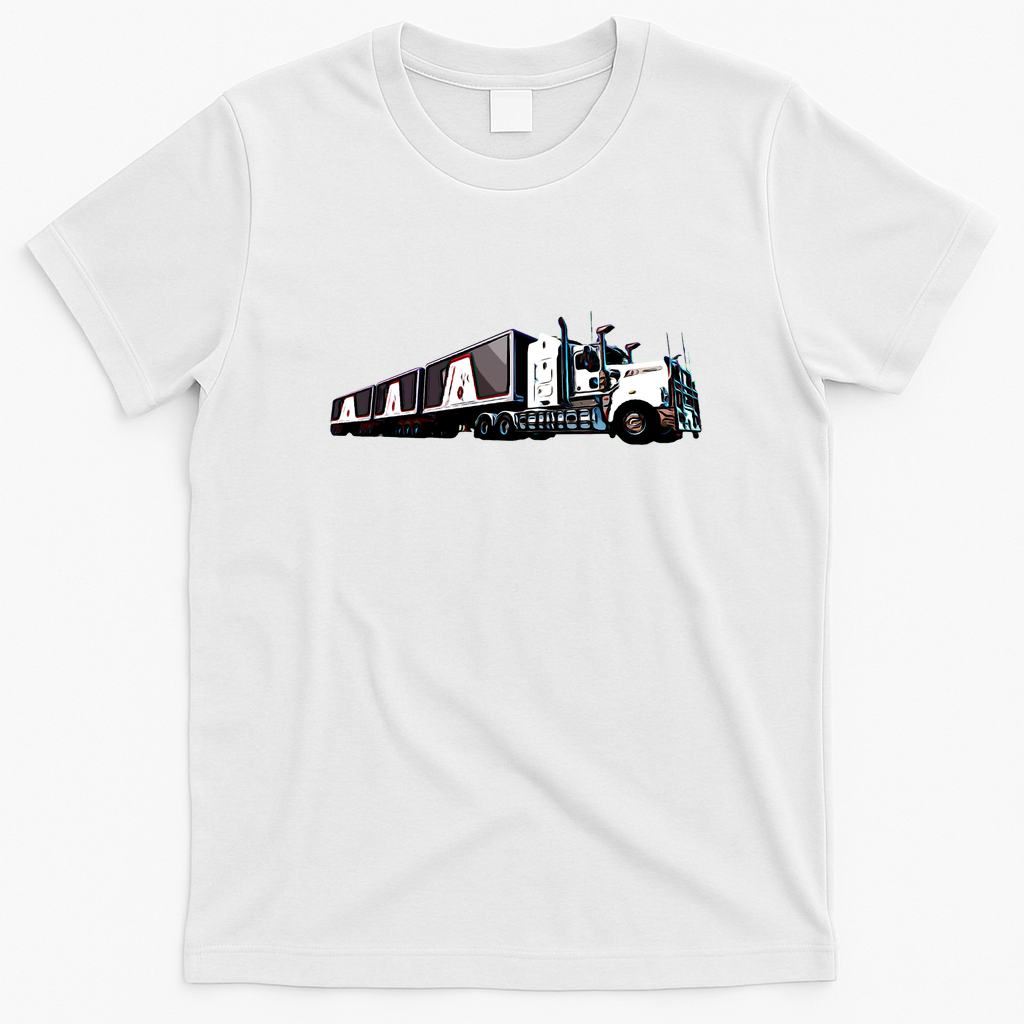 Kenworth T908 Truck Graphic Tee - White