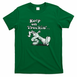 Keep On Truckin’ Vintage Trucker T-Shirt - Irish Green