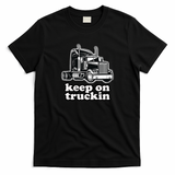 Keep It Truckin’ Retro T-Shirt - Black