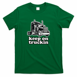 Keep It Truckin’ Retro T-Shirt - Irish Green