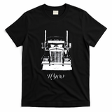 Kenworth W900 Grill Distressed T-Shirt - Black