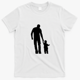 Like Father Like Son Retro Graphic Tee - White