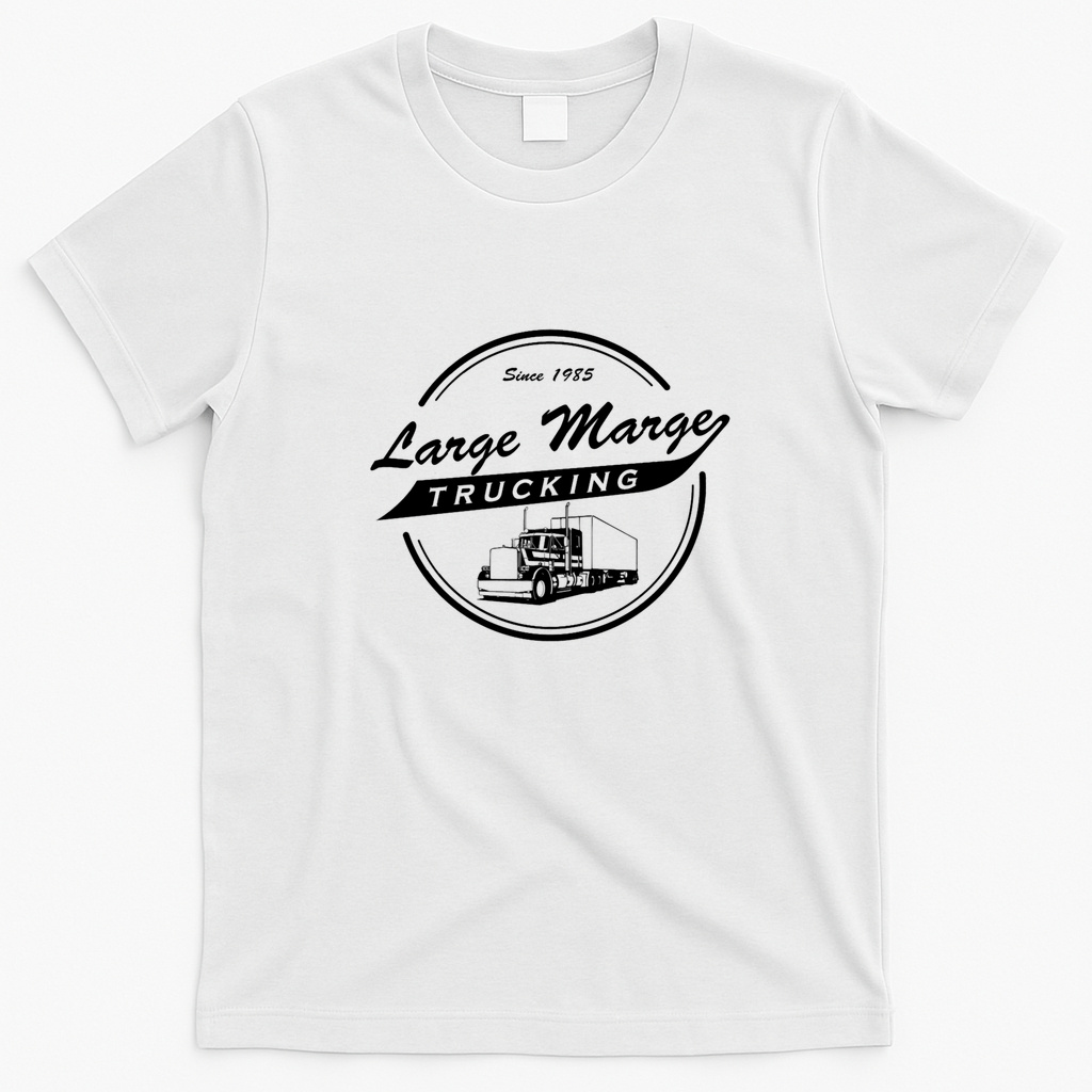 Large Marge’s Trucking Service T-Shirt - White