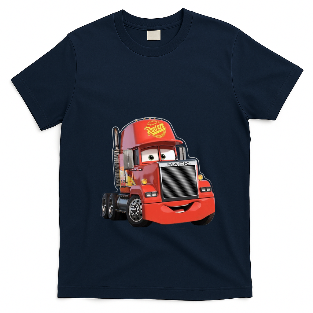 Mack Classic Truck Graphic T-Shirt - Navy Blue