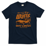 McFly & Brown Time Machines T-Shirt - Navy Blue