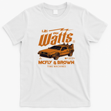 McFly & Brown Time Machines T-Shirt - White