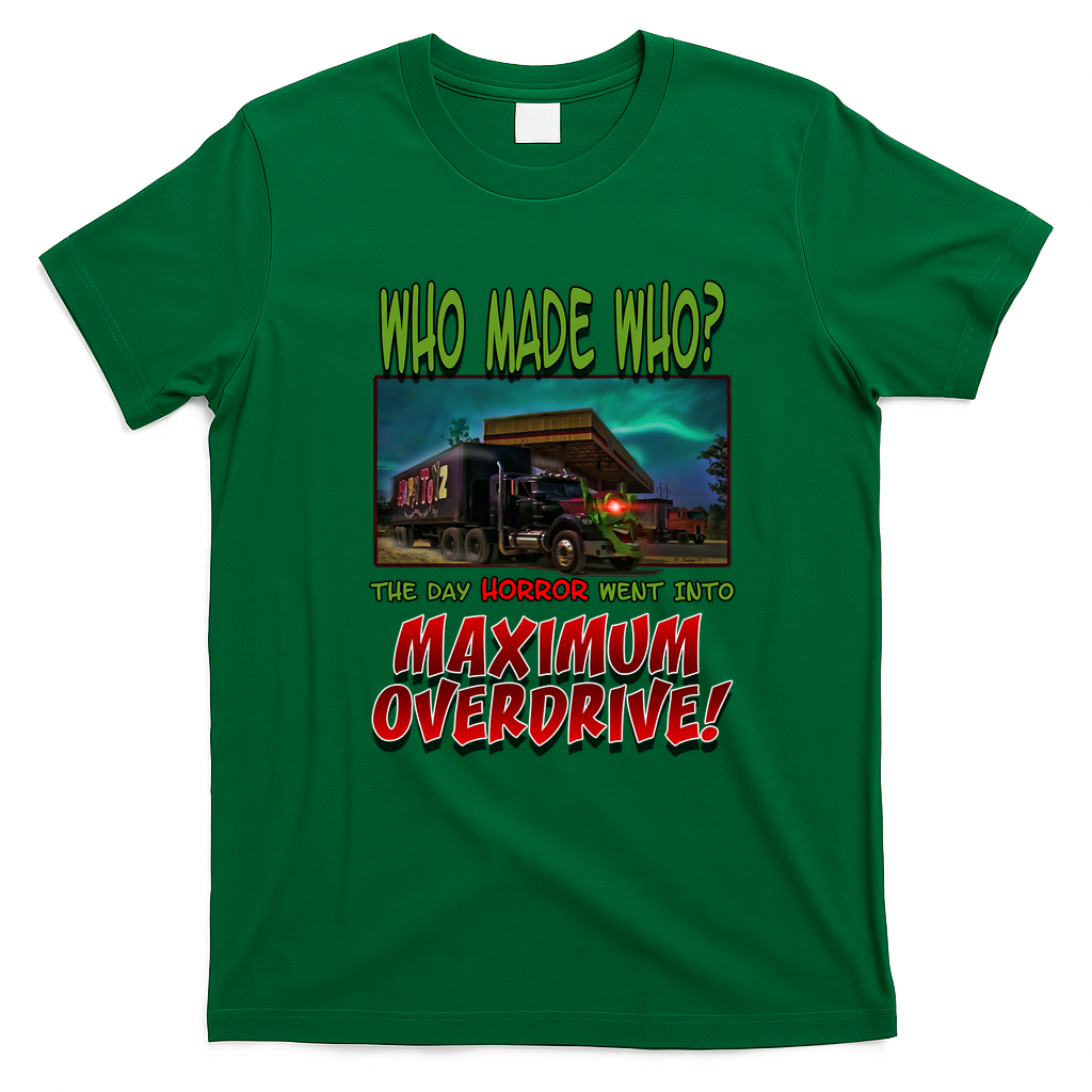 Maximum Overdrive Classic Movie T-Shirt - Irish Green