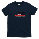 Mother Trucker Dude Funny T-Shirt - Navy Blue