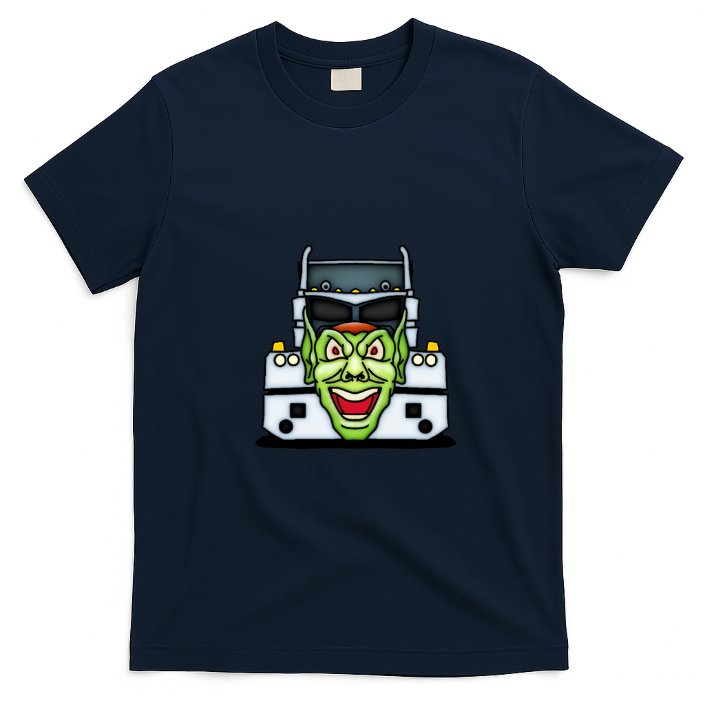 Maximum Power Vintage Graphic T-Shirt - Navy Blue