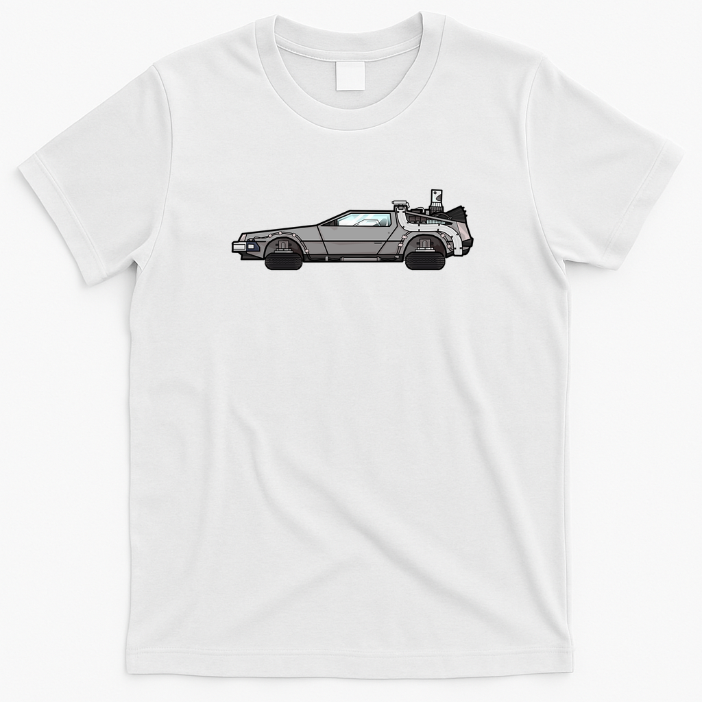 Now Is the Future DeLorean 2015 T-Shirt - White