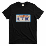 OUTATIME License Plate T-Shirt - Black