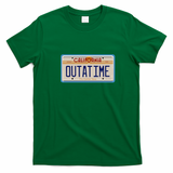 OUTATIME License Plate T-Shirt - Irish Green