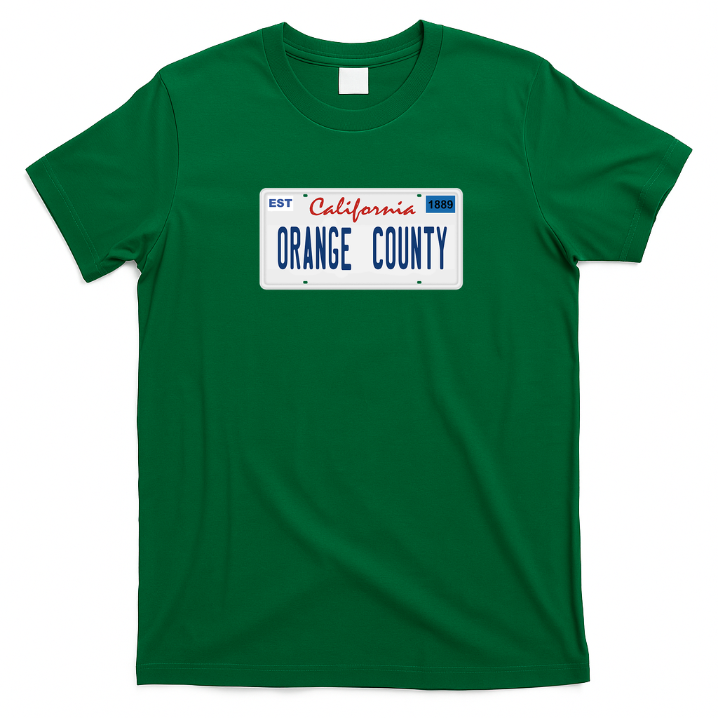 Orange County California Roadside T-Shirt - Irish Green