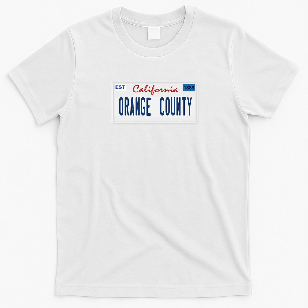 Orange County California Roadside T-Shirt - White