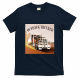 Outback Truckers Vintage T-Shirt - Navy Blue