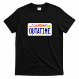 OUTATIME License Plate Graphic T-Shirt - Black
