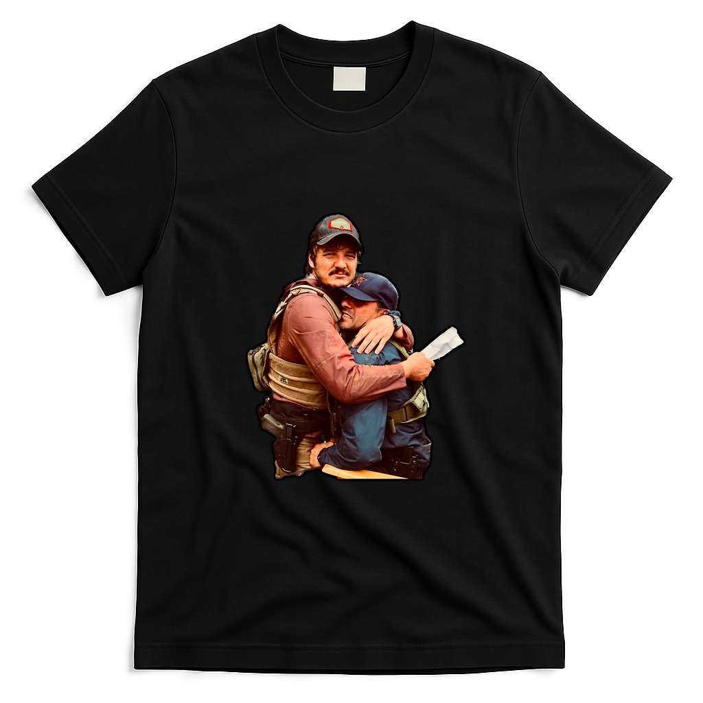 Pedro & Oscar Retro Graphic Tee - Black