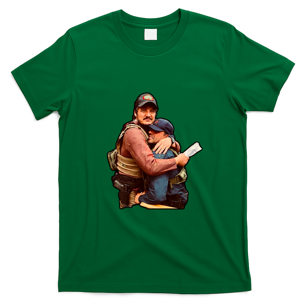Pedro & Oscar Retro Graphic Tee - Irish Green