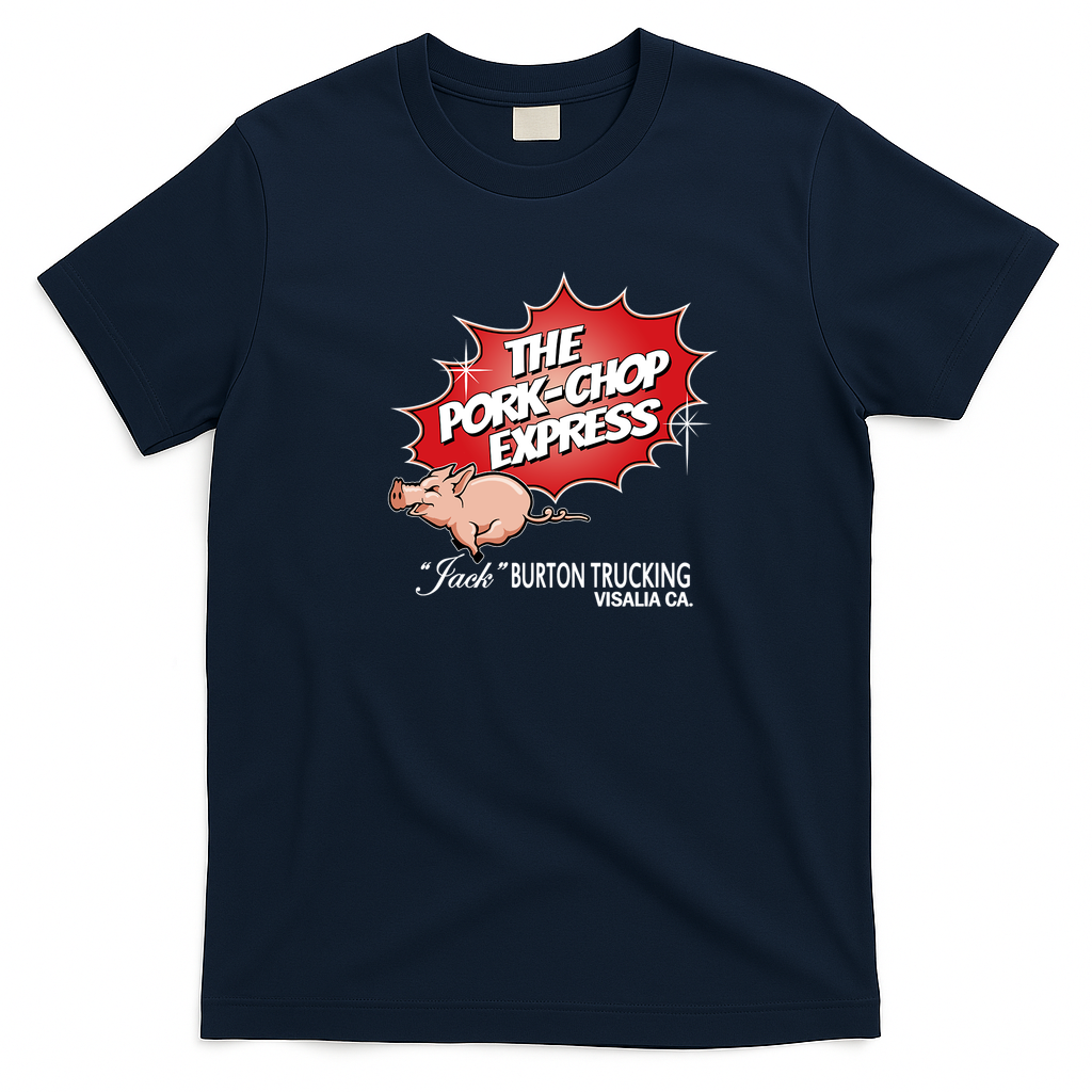The Pork Chop Express Heritage T-Shirt - Navy Blue