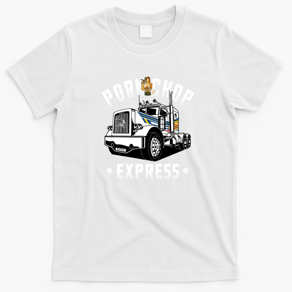 Pork Chop Express Retro Logo Tee - White