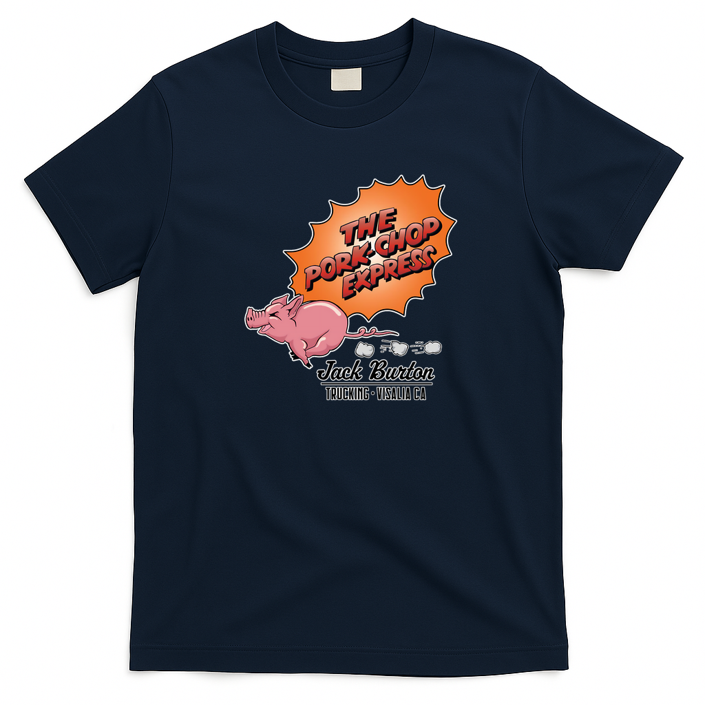 The Pork Chop Express Classic T-Shirt - Navy Blue