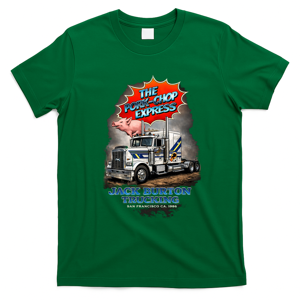 Pork Chop Express Vintage Graphic Tee - Irish Green