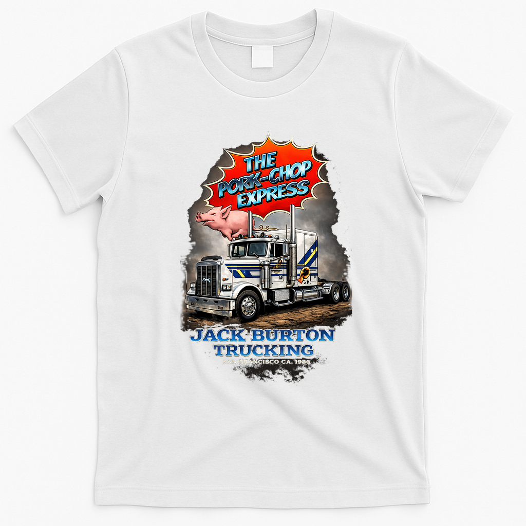 Pork Chop Express Vintage Graphic Tee - White