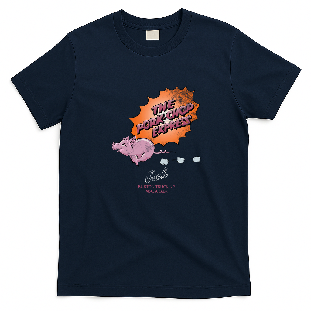 Pork Chop Express Jack Burton Vintage Tee - Navy Blue