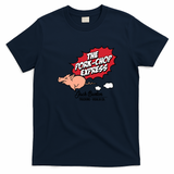 Pork Chop Express White Logo T-Shirt - Navy Blue