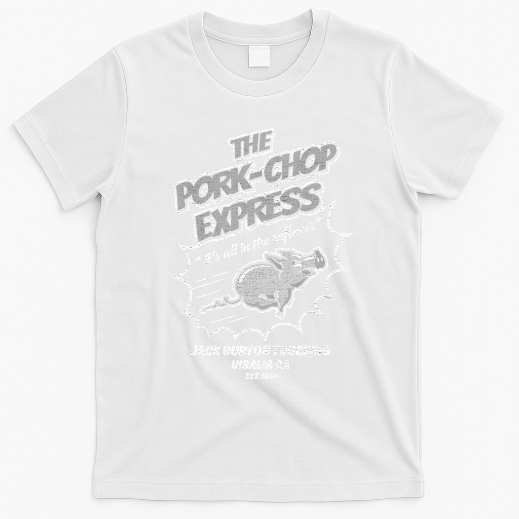 The Pork Chop Express Classic Graphic Tee - White