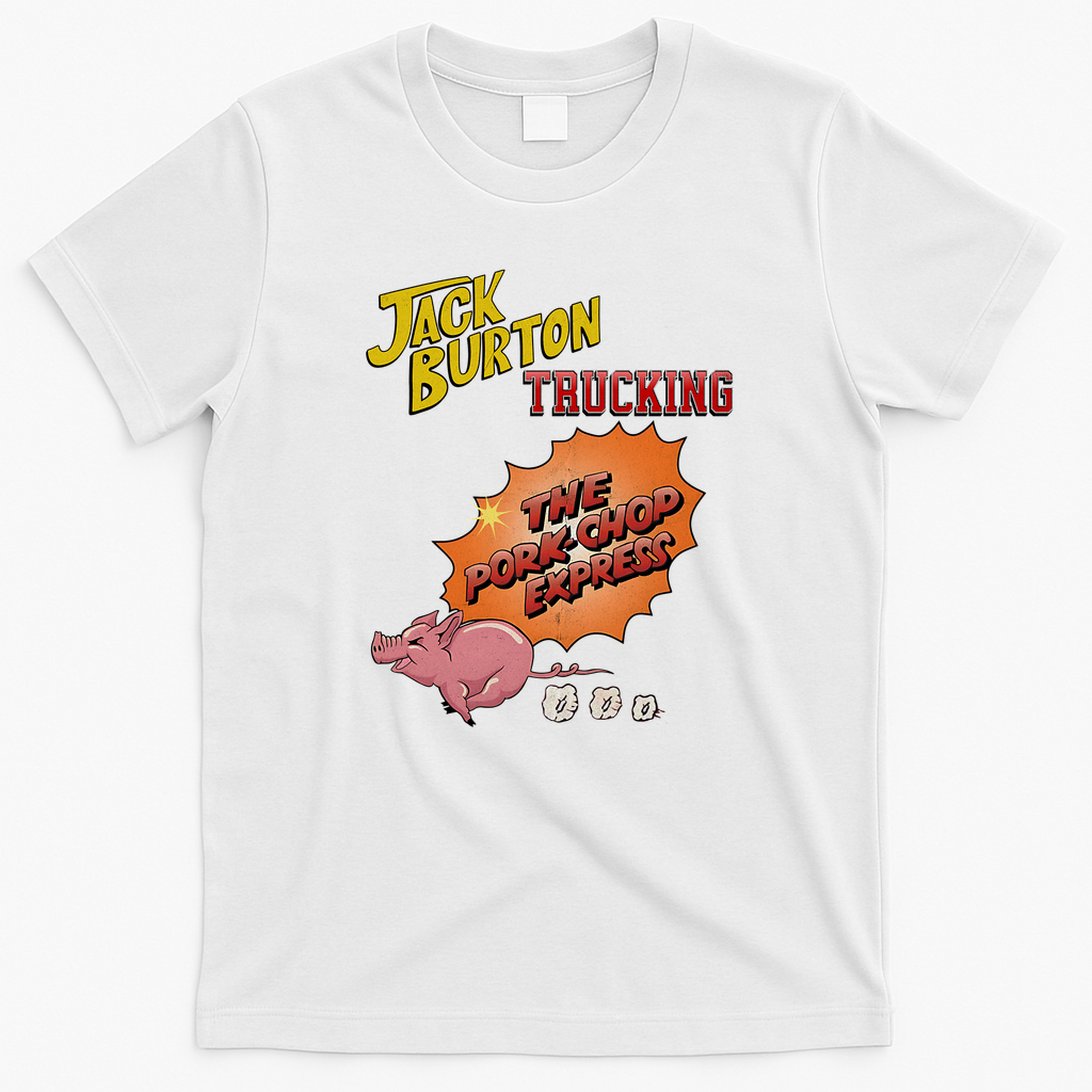 Pork Chop Express Jack Burton Movie Tee - White