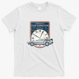 Flux Capacitor Hill Valley Commemorative Tee - White