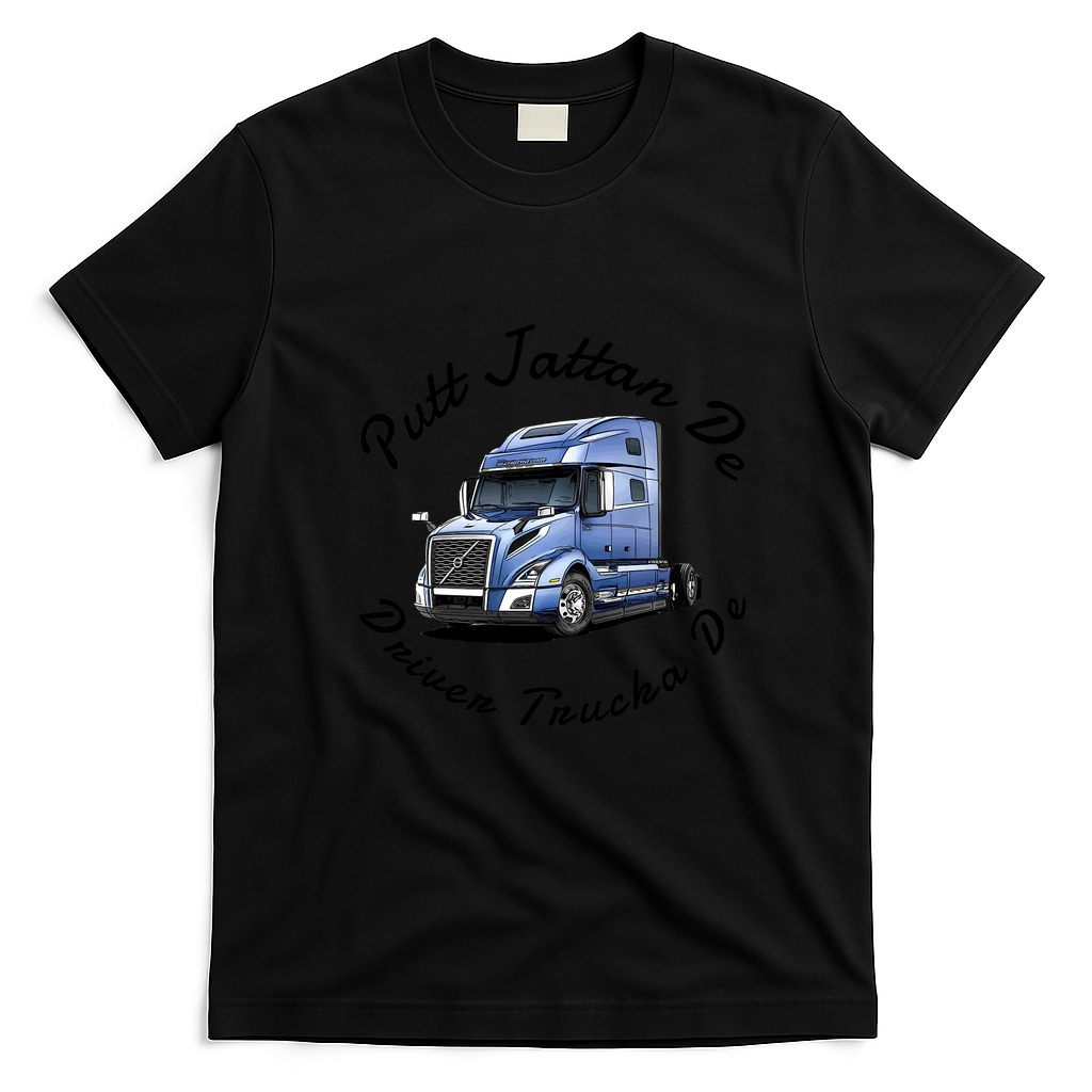 Putt Jattan De Driver Truckan De T-Shirt - Black