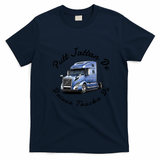 Putt Jattan De Driver Truckan De T-Shirt - Navy Blue