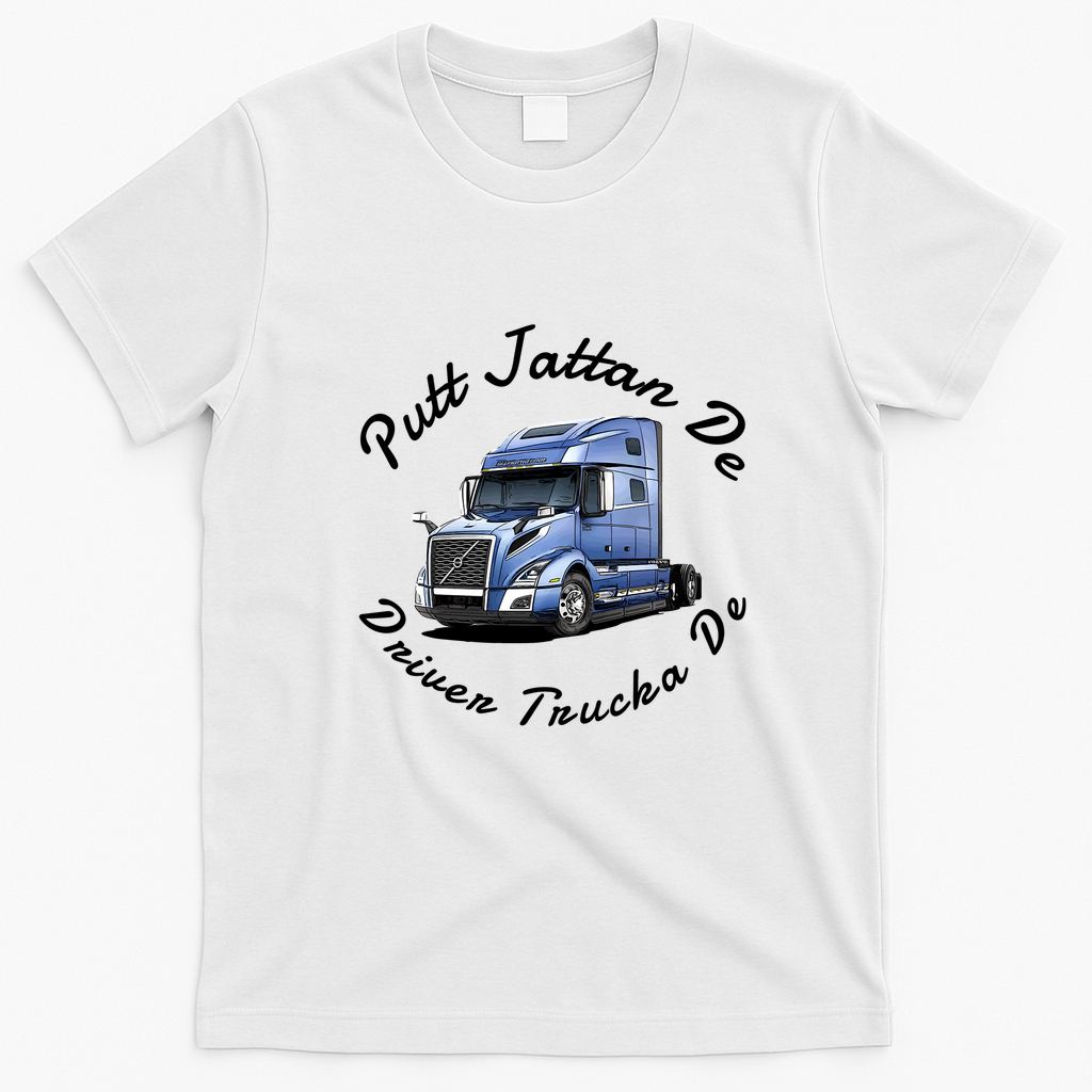 Putt Jattan De Driver Truckan De T-Shirt - White
