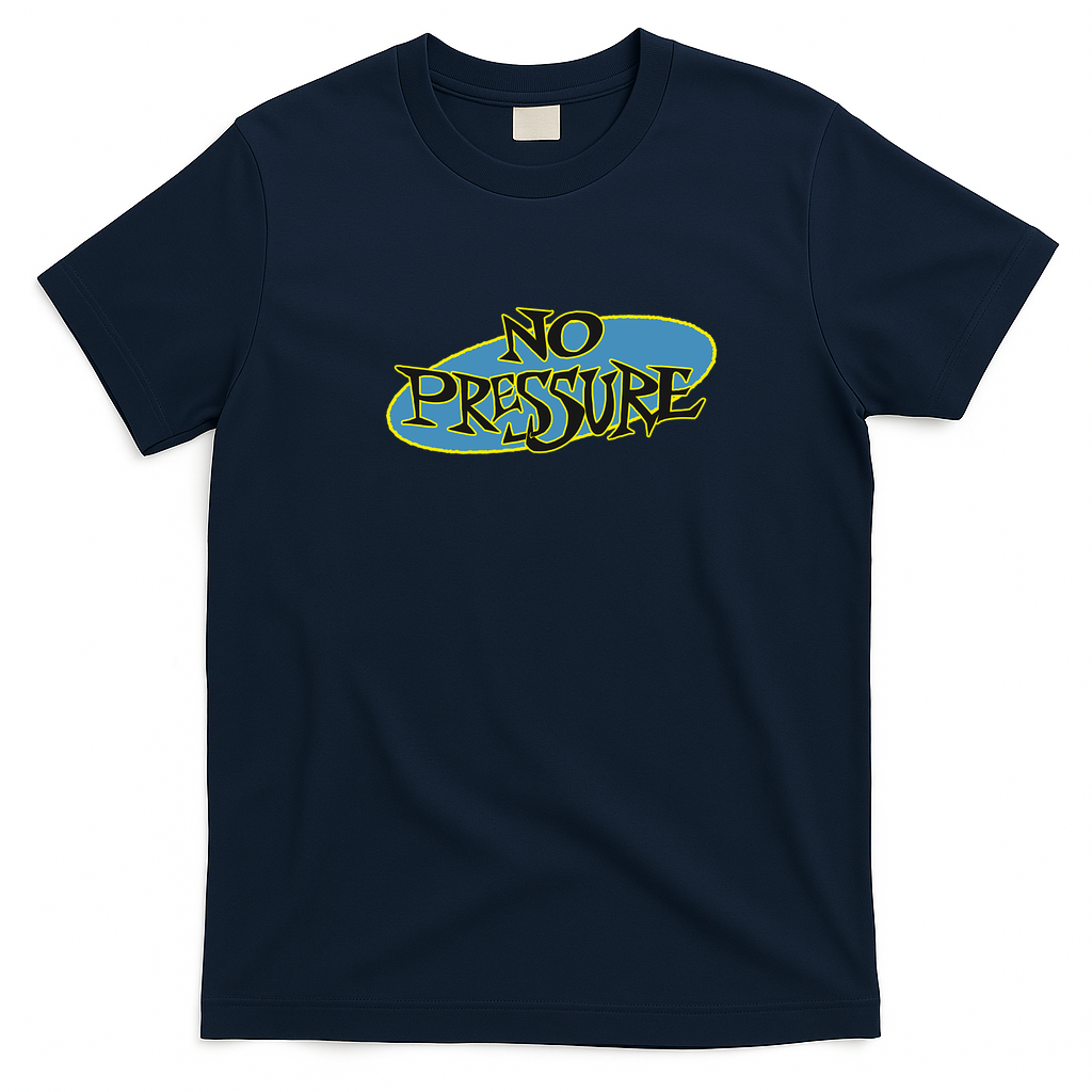 No Pressure Self-Titled T-Shirt - Navy Blue