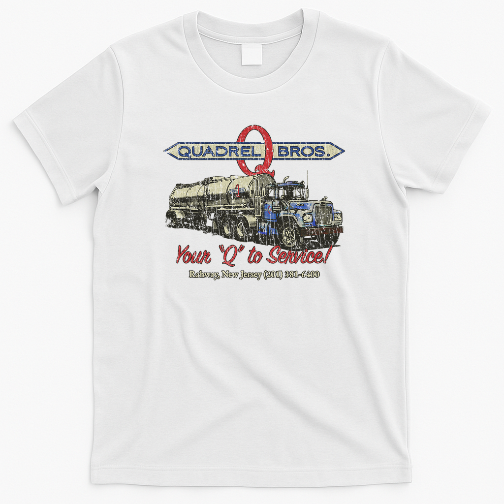 Quadrel Brothers Trucking Est. 1947 Tee - White