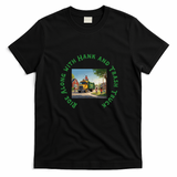 Ride Along with Hank and Trash Truck Graphic T-Shirt - Black