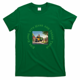 Ride Along with Hank and Trash Truck Graphic T-Shirt - Irish Green