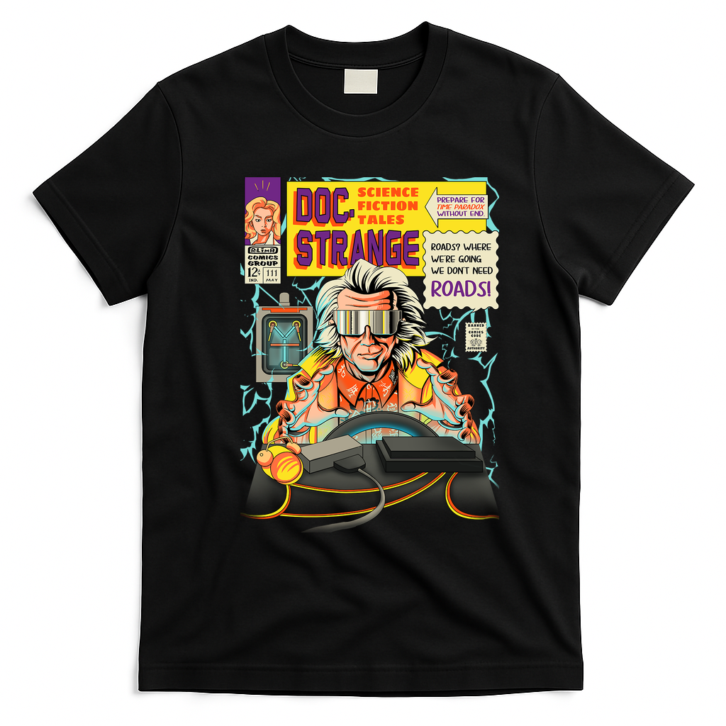Roads? We Don’t Need Roads T-Shirt - Black