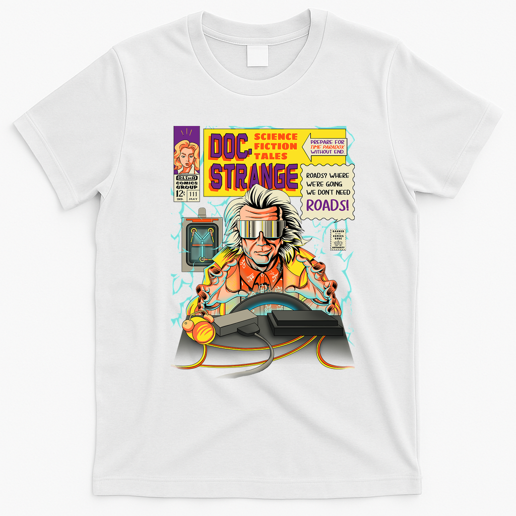 Roads? We Don’t Need Roads T-Shirt - White