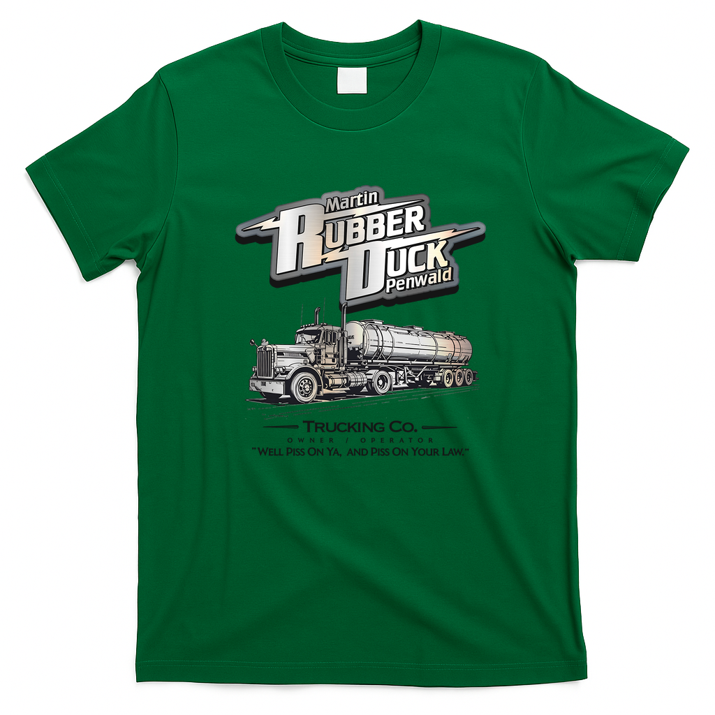 Rubber Duck Trucking Co. Convoy Tee - Irish Green
