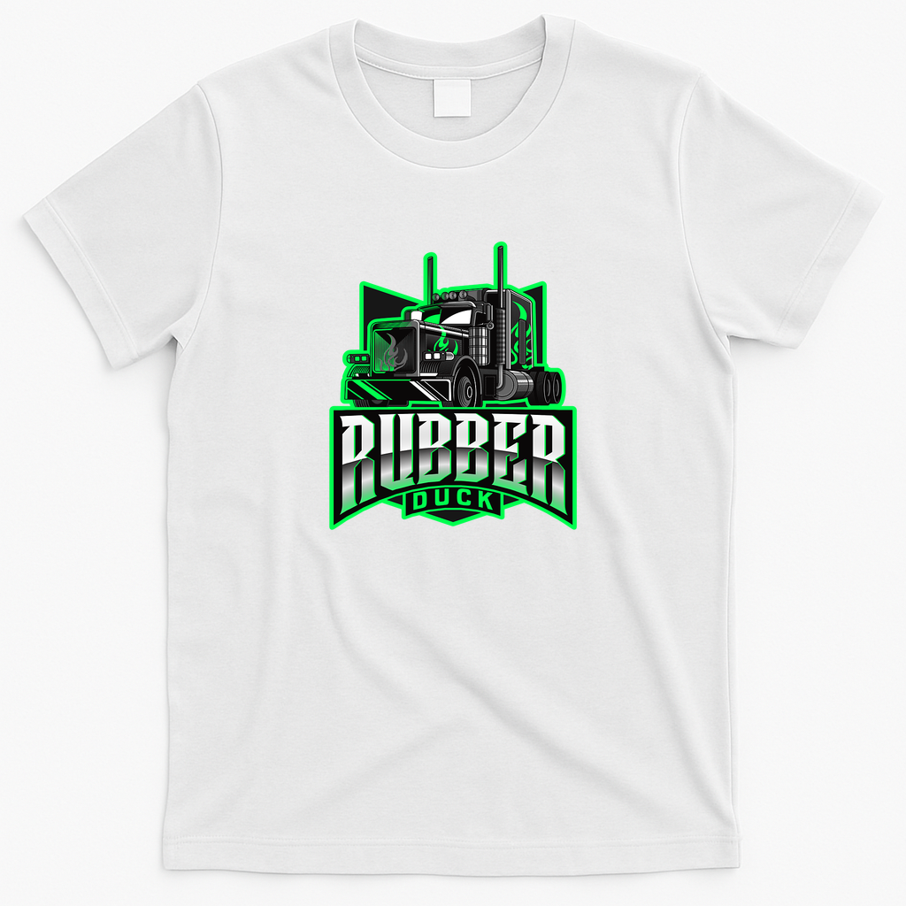 Rubber Duck Vintage Trucker Tee - White